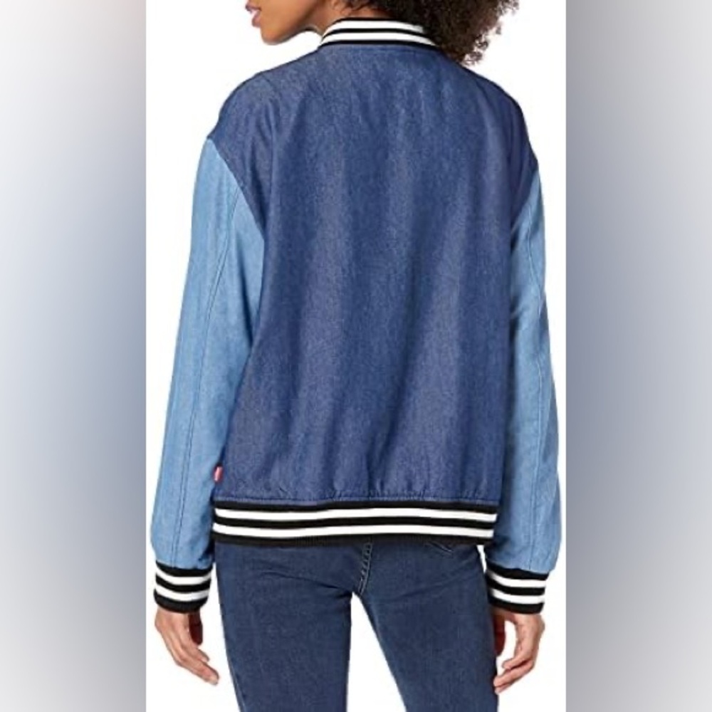 Levi's Varsity Bomber Jacket Soft Shell Women's B… - image 5